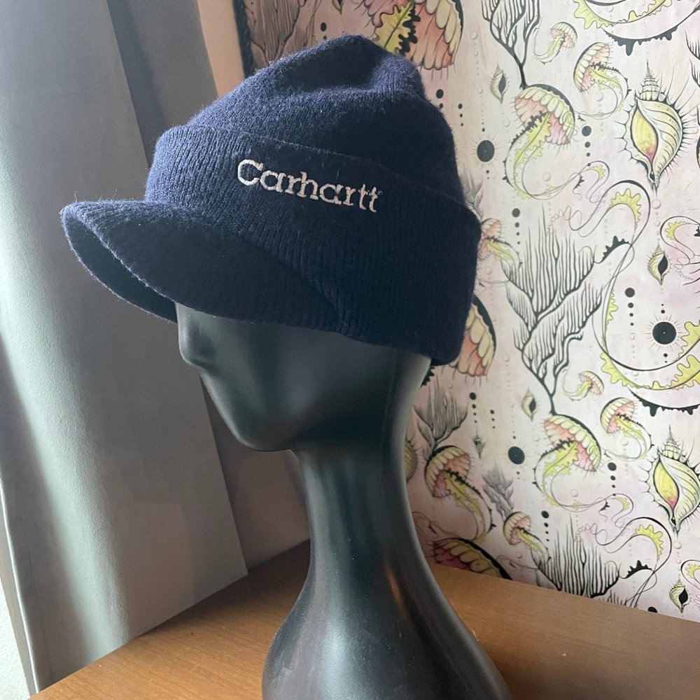 Vintage Carhartt Knit Hat with Visor